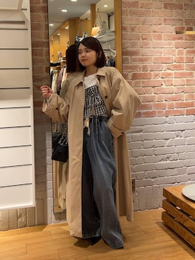 「LOWRYS FARM（ローリーズファーム）のポインテッドＦシューズ 581137（パンプス、ブラック系）」を使った、ncy03さん（レディース）の冬コーディネート