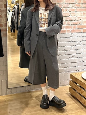 「アイテム（チョーカー）」を使った、ncy03さん（レディース・158cm・20代）の秋コーディネート