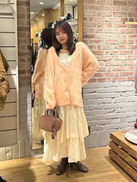 「アイテム（キャミソール、ベージュ系）」を使った、ncy03さん（レディース・158cm）の秋コーディネート