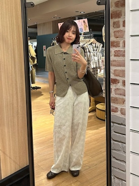 「LOWRYS FARM（ローリーズファーム）のＥＹＥＷＥＡＲカラー２６ 636379（サングラス、その他）」を使った、ncy03さん（レディース）の春コーディネート