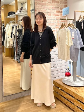 「アイテム（キャミソール、その他）」を使った、ncy03さん（レディース・158cm）の夏コーディネート