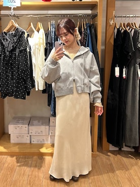 「アイテム（シュシュ）」を使った、ncy03さん（レディース・158cm・20代）の秋コーディネート