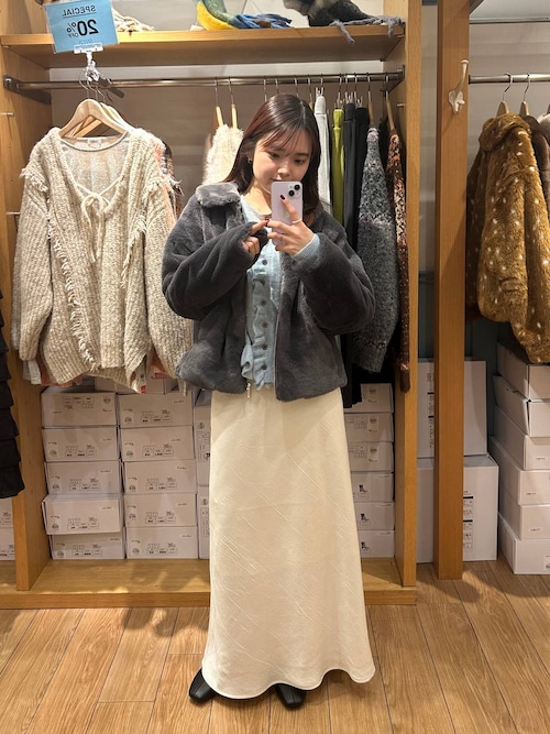 セール】【襟取り外し可能】ファーブルゾン 491126（ブルゾン