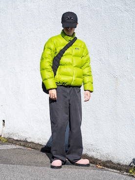 「アイテム（スリッポン）」を使った、KAITOさん（メンズ・171cm）の冬コーディネート