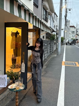 「アイテム（アクセサリー）」を使った、1qaxomlさん（レディース・156cm）の秋コーディネート