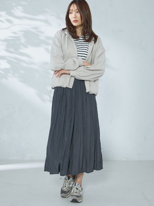 tシャツ ボーダーボリュームスリーブプルオーバー レディース GALLORIA tシャツ ボーダーボリューム袖プルオーバー レディース