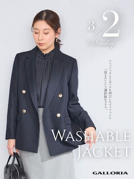 「GALLORIA（ギャローリア）のアイテム」を使った、GALLORIAさん（レディース・165cm）の春コーディネート