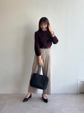 「GALLORIA（ギャローリア）のアイテム」を使った、GALLORIAさん（レディース・165cm）の秋コーディネート