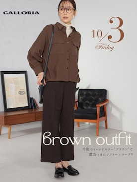 GALLORIAさん(レディース・165cm)の秋コーディネート