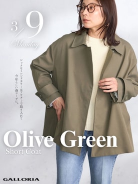 「GALLORIA（ギャローリア）のアイテム」を使った、GALLORIAさん（レディース・165cm）の春コーディネート