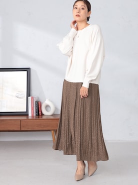 「フレンチカジュアル」｜GALLORIAさん（レディース・165cm）の秋コーディネート