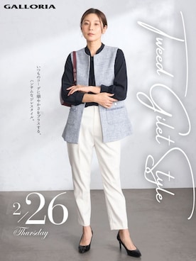 「GALLORIA（ギャローリア）のアイテム」を使った、GALLORIAさん（レディース・165cm）の冬コーディネート