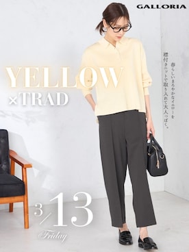 「GALLORIA（ギャローリア）のアイテム」を使った、GALLORIAさん（レディース・165cm）の春コーディネート