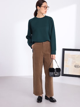 「フレンチカジュアル」｜GALLORIAさん（レディース・165cm）の秋コーディネート