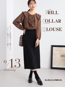 GALLORIAさん(レディース・165cm)の秋コーディネート