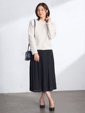 「GALLORIA（ギャローリア）のアイテム」を使った、GALLORIAさん（レディース・165cm）の冬コーディネート