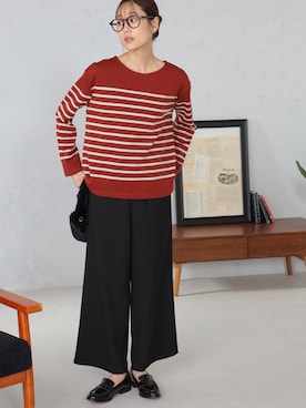 「テラコッタ」｜GALLORIAさん（レディース・165cm）の秋コーディネート