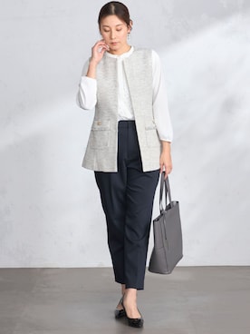 「GALLORIA（ギャローリア）のアイテム」を使った、GALLORIAさん（レディース・165cm）の春コーディネート