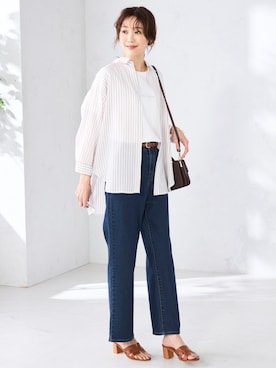 「GALLORIA（ギャローリア）のアイテム」を使った、GALLORIAさん（レディース・165cm）の春コーディネート