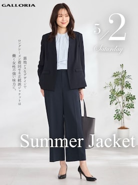 「通勤スタイル」｜GALLORIAさん（レディース・165cm）の春コーディネート