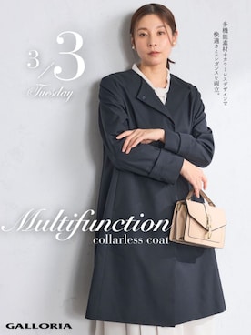「GALLORIA（ギャローリア）のアイテム」を使った、GALLORIAさん（レディース・165cm）の春コーディネート