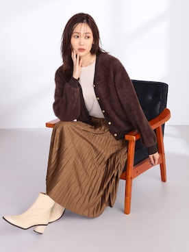 「アイテム（アンサンブル）」を使った、GALLORIAさん（レディース・165cm）の秋コーディネート