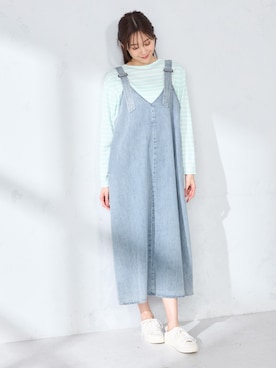 「GALLORIA（ギャローリア）のアイテム」を使った、GALLORIAさん（レディース・165cm）の春コーディネート