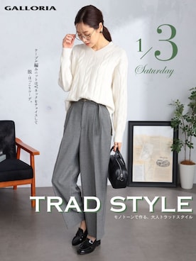 GALLORIAさん（レディース・165cm）の冬コーディネート