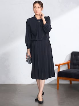 「GALLORIA（ギャローリア）のアイテム」を使った、GALLORIAさん（レディース・165cm）の冬コーディネート