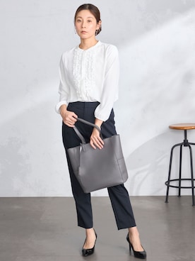 「GALLORIA（ギャローリア）のアイテム」を使った、GALLORIAさん（レディース・165cm）の春コーディネート