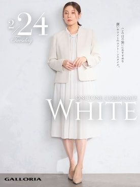 「GALLORIA（ギャローリア）のアイテム」を使った、GALLORIAさん（レディース・165cm）の冬コーディネート