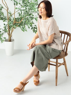 GALLORIAさん（レディース・165cm）の夏コーディネート