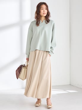 「GALLORIA（ギャローリア）のアイテム」を使った、GALLORIAさん（レディース・165cm）の春コーディネート