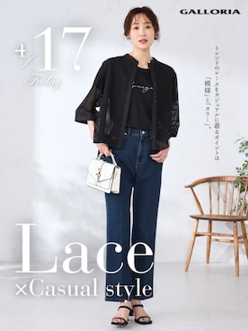「GALLORIA（ギャローリア）のアイテム」を使った、GALLORIAさん（レディース・165cm）の春コーディネート