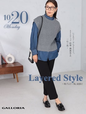 GALLORIAさん(レディース・165cm)の秋コーディネート