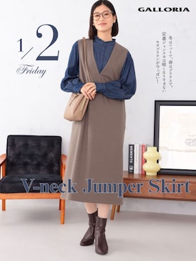 GALLORIAさん(レディース・165cm)の冬コーディネート