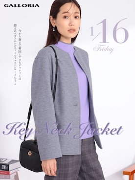 「GALLORIA（ギャローリア）のアイテム」を使った、GALLORIAさん（レディース・165cm）の冬コーディネート
