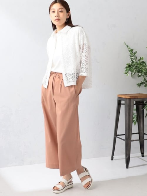 ドロストワイドパンツ（その他パンツ）｜GALLORIA（ギャローリア