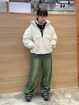 「X-girl（エックスガール）のアイテム」を使った、NARUMIさん（レディース・150cm）の秋コーディネート