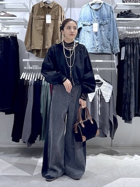 「アイテム（シュシュ）」を使った、chieminさん（レディース・162cm・30代）の秋コーディネート