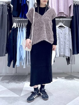 「アイテム（ベスト）」を使った、chieminさん（レディース・162cm・30代）の秋コーディネート