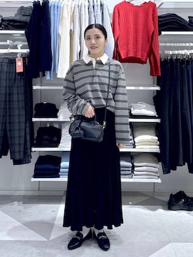 「アイテム（ローファー）」を使った、chieminさん（レディース・162cm・30代）の冬コーディネート