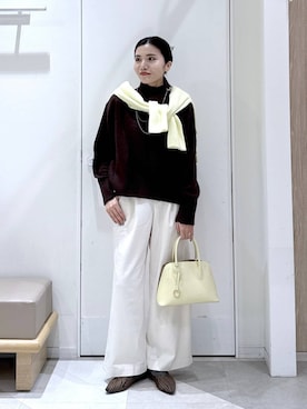 「アイテム（パンプス）」を使った、chieminさん（レディース・162cm・30代）の冬コーディネート