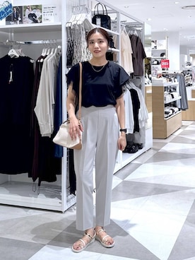 「アイテム（パンツ）」を使った、chieminさん（レディース・162cm・30代）の夏コーディネート