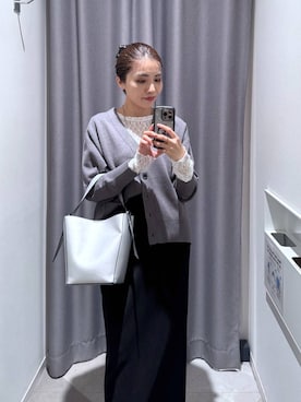 「アイテム（シュシュ）」を使った、chieminさん（レディース・162cm）の秋コーディネート