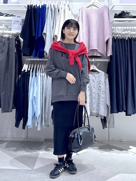 「GLOBAL WORK（グローバルワーク）のアイテム（スウェット）」を使った、chieminさん（レディース・162cm）の秋コーディネート