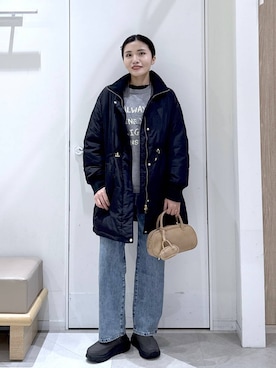 「アイテム（その他シューズ）」を使った、chieminさん（レディース・162cm・30代）の冬コーディネート