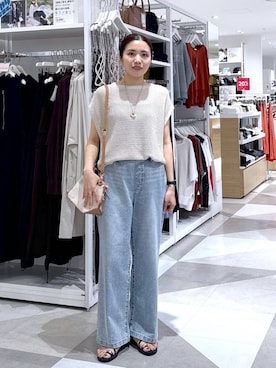 「アイテム（パンツ）」を使った、chieminさん（レディース・162cm・30代）の夏コーディネート