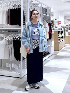 「アイテム（ストール/ショール）」を使った、chieminさん（レディース・162cm）の夏コーディネート