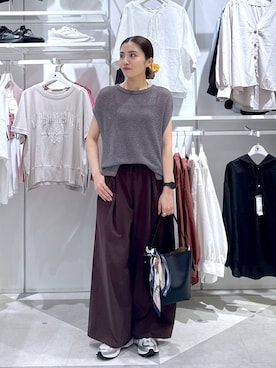 「アイテム（シュシュ）」を使った、chieminさん（レディース・162cm・30代）の夏コーディネート